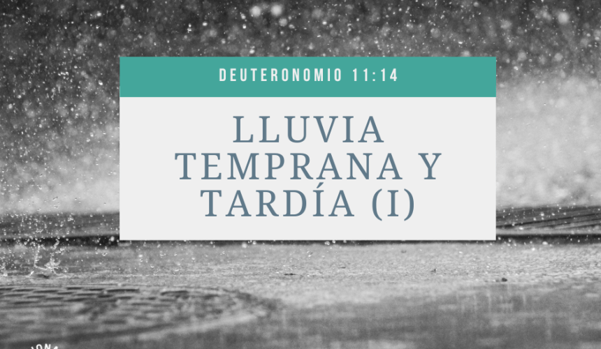 Serie: Lluvia Temprana y Tardía (I) Serie: Lluvia Temprana y Tardía (I)